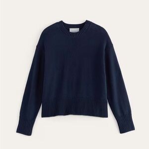 Everlane The Boxy Sweater in Everyday Cotton